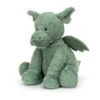 JELLYCAT FWH1DR - Peluche Fuddlewuddle Dragon Huge - L : 40 Cm X H: 37 Cm