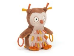 JELLYCAT HAP4O - Happihoop Owl - L : 11 Cm X H: 20 Cm