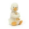 JELLYCAT HUD2D - Peluche Huddles Canard - L : 10 Cm X H: 24 Cm -Touslesprix jellycat hud2d