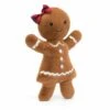 JELLYCAT JGB2R - Jolly Gingerbread Ruby Large - H : 33 Cm X L : 18 Cm -Touslesprix jellycat jgb2r jolly gingerbread ruby large h 33 cm x l 18 cm 1600