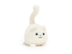 JELLYCAT KIC3C - Peluche Caboodle Chaton Crème - L: 12 Cm X L : 10 Cm X H: 10 Cm