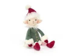 JELLYCAT LEF2E - Leffy Elf Medium - Dimensions : L : 8 Cm Xl : 10 Cm Xh : 34 Cm