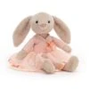 JELLYCAT LOT3BB - Peluche Lottie Bunny Ballet - L: 6 Cm X L : 10 Cm X H: 27 Cm