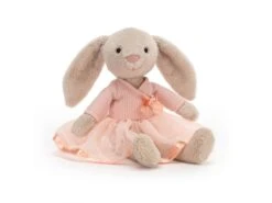 JELLYCAT LOT3BB - Peluche Lottie Bunny Ballet - L: 6 Cm X L : 10 Cm X H: 27 Cm