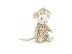JELLYCAT MER3BT - Peluche Souris De Noël Au Lit