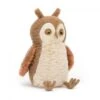 JELLYCAT OAK2O - Oakley Owl (brown) - L: 10 Cm X L: 12 Cm X H: 22 Cm