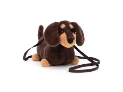 JELLYCAT OT4BSD - Otto Sausage Dog Bag H : 22 Cm X L : 7 Cm X L :16 Cm