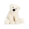 JELLYCAT PE6PB - Peluche Perry Polar Bear Small - L: 16 Cm X L : 10 Cm X H: 19 Cm
