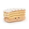 JELLYCAT PRET3MF - Peluche Pretty Patisserie Mille Feuille - L : 9 Cm X H: 6 Cm
