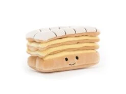 JELLYCAT PRET3MF - Peluche Pretty Patisserie Mille Feuille - L : 9 Cm X H: 6 Cm