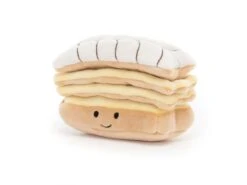 JELLYCAT PRET3MF - Peluche Pretty Patisserie Mille Feuille - L : 9 Cm X H: 6 Cm -Touslesprix jellycat pret3mf peluche pretty patisserie mille feuille l 9 cm x h 6 cm jellycat 1