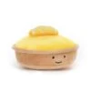 JELLYCAT PRET3TAC - Peluche Pretty Patisserie Tarte Au Citron - L : 10 Cm X H: 5 Cm
