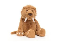 JELLYCAT S2SAB - Stellan Sabre Tooth Tiger H : 16 Cm X L : 17 Cm X L :49 Cm