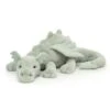 JELLYCAT SAGE1DD - Peluche Sage Dragon Huge - L: 18 Cm X L : 19 Cm X H: 66 Cm -Touslesprix jellycat sage1dd