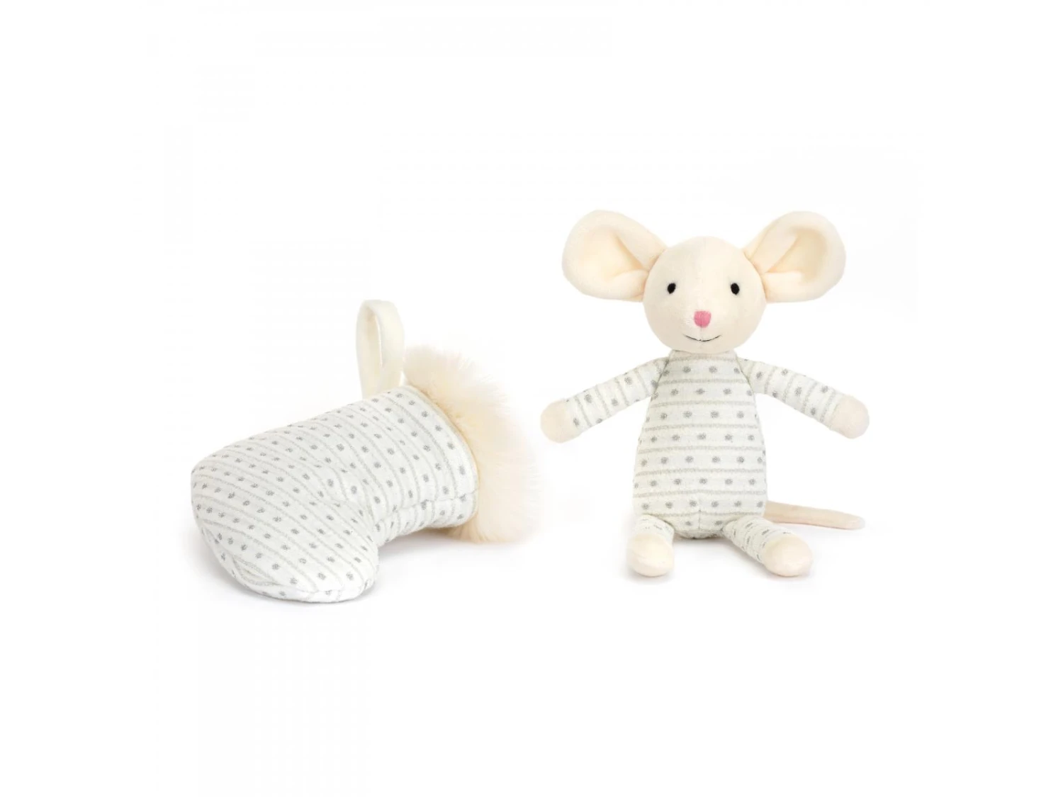 JELLYCAT SHIM4SM - Shimmer Stocking Mouse - Dimensions : L : 9 Cmx H : 20 Cm 7 JELLYCAT SHIM4SM - Shimmer Stocking Mouse - Dimensions : L : 9 Cmx H : 20 Cm – Image 5