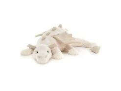JELLYCAT SNW2DD - Peluche Snow Dragon - L : 50 Cm X H: 12 Cm