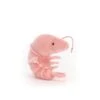 JELLYCAT SSEA6SH - Peluche Sensational Seafood Shrimp - L : 8 Cm X H: 6 Cm -Touslesprix jellycat ssea6sh