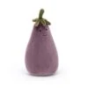 JELLYCAT VV6A - Peluche Vivacious Vegetable Aubergine - L: 7 Cm X L : 8 Cm X H: 17 Cm