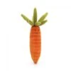 JELLYCAT VV6C - Peluche Vivacious Vegetable Carrot - L: 5 Cm X L : 4 Cm X H: 17 Cm