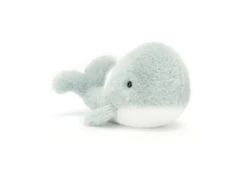 JELLYCAT WAV6G - Wavelly Whale Grey - L: 6 Cm X L: 13 Cm X H: 8 Cm